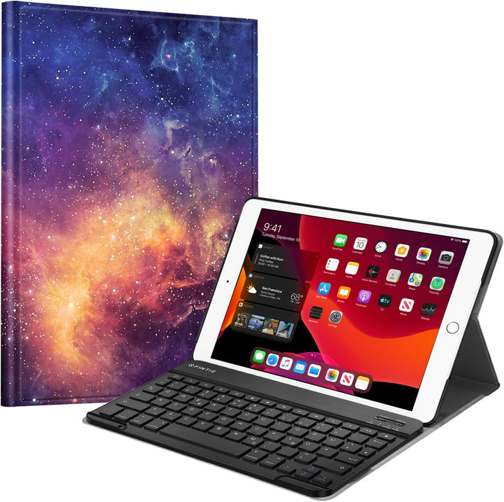 Fintie Tastatur Hülle für iPad 9. Generation (2021)/ 8. Gen (2020) / 7. Gen (2019) 10.2 Zoll - Ultra