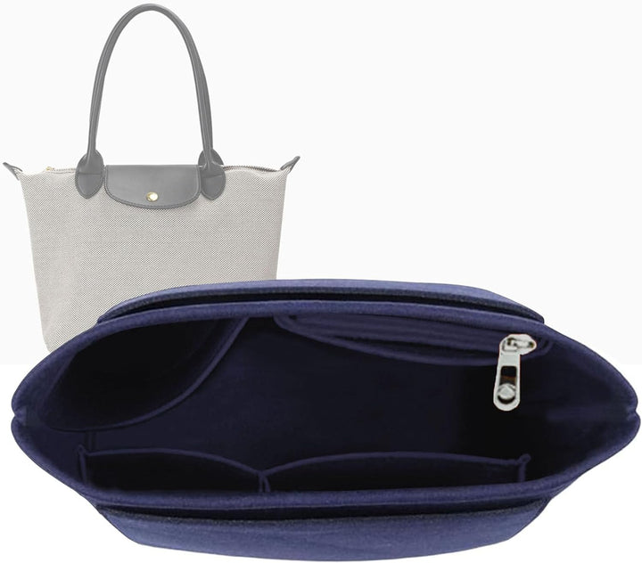 Lckaey Geldbörse Organizer für Tasche Organizer le pliage gross Y012-navyblue-L L/11.4*7.3*8.86in Ma