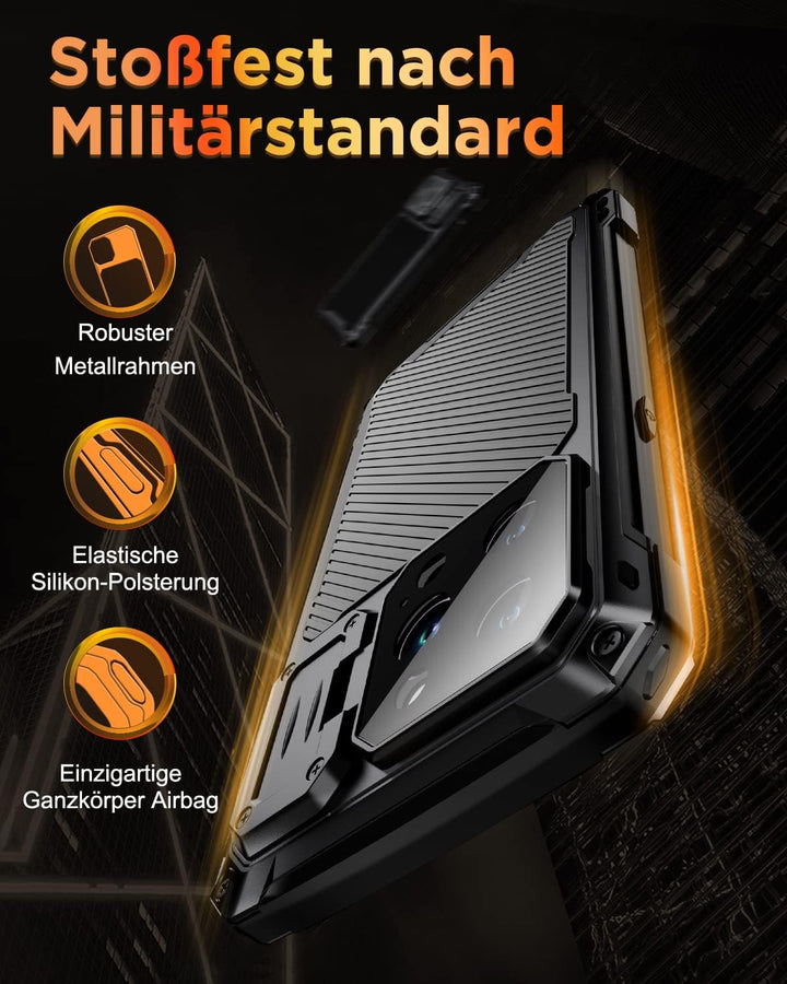 WIFOR für iPhone 14 Pro Metall Hülle, kompatibel mit MagSafe, Handyhülle mit Kameraschutz Ständer, M