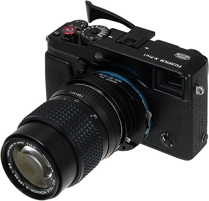 Fotodiox Pro Shift Lens Mount Adapter Compatible with Minolta MD Lenses on Fujifilm X-Mount Cameras