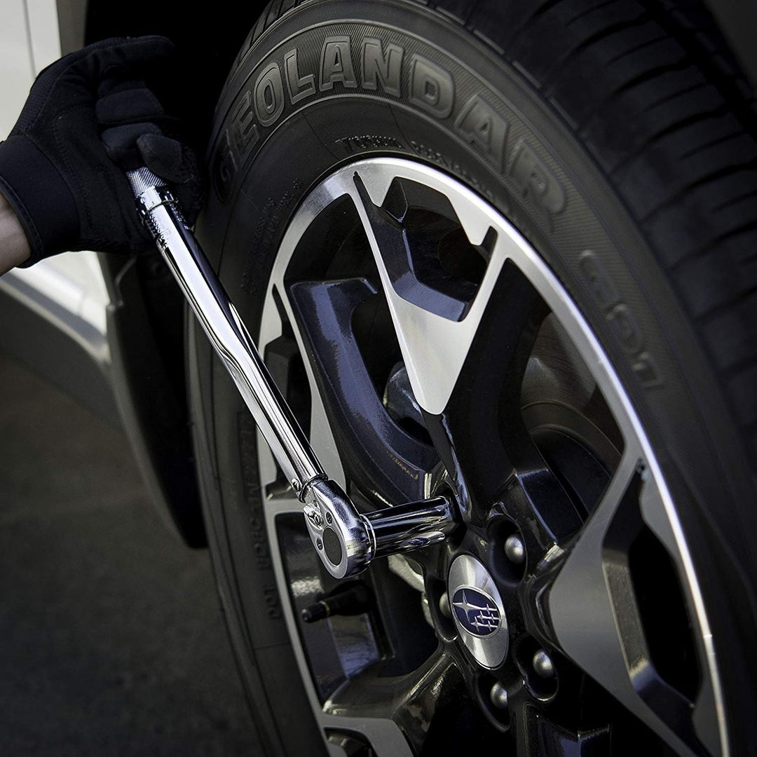 Neiko 03714A 1/4-Zoll-Antrieb, verstellbarer Klick-Drehmomentschlüssel | SAE | 20-200 Zoll Pfund Chr