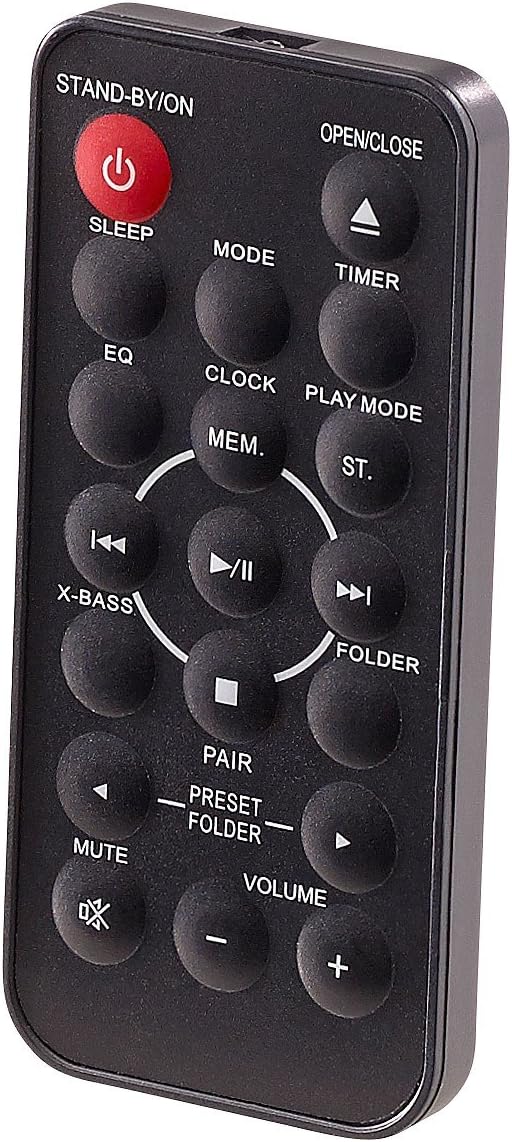 auvisio CD Player Vertikal: Vertikale Stereoanlage mit Bluetooth, CD, MP3, Radiofunktion, AUX, NFC,