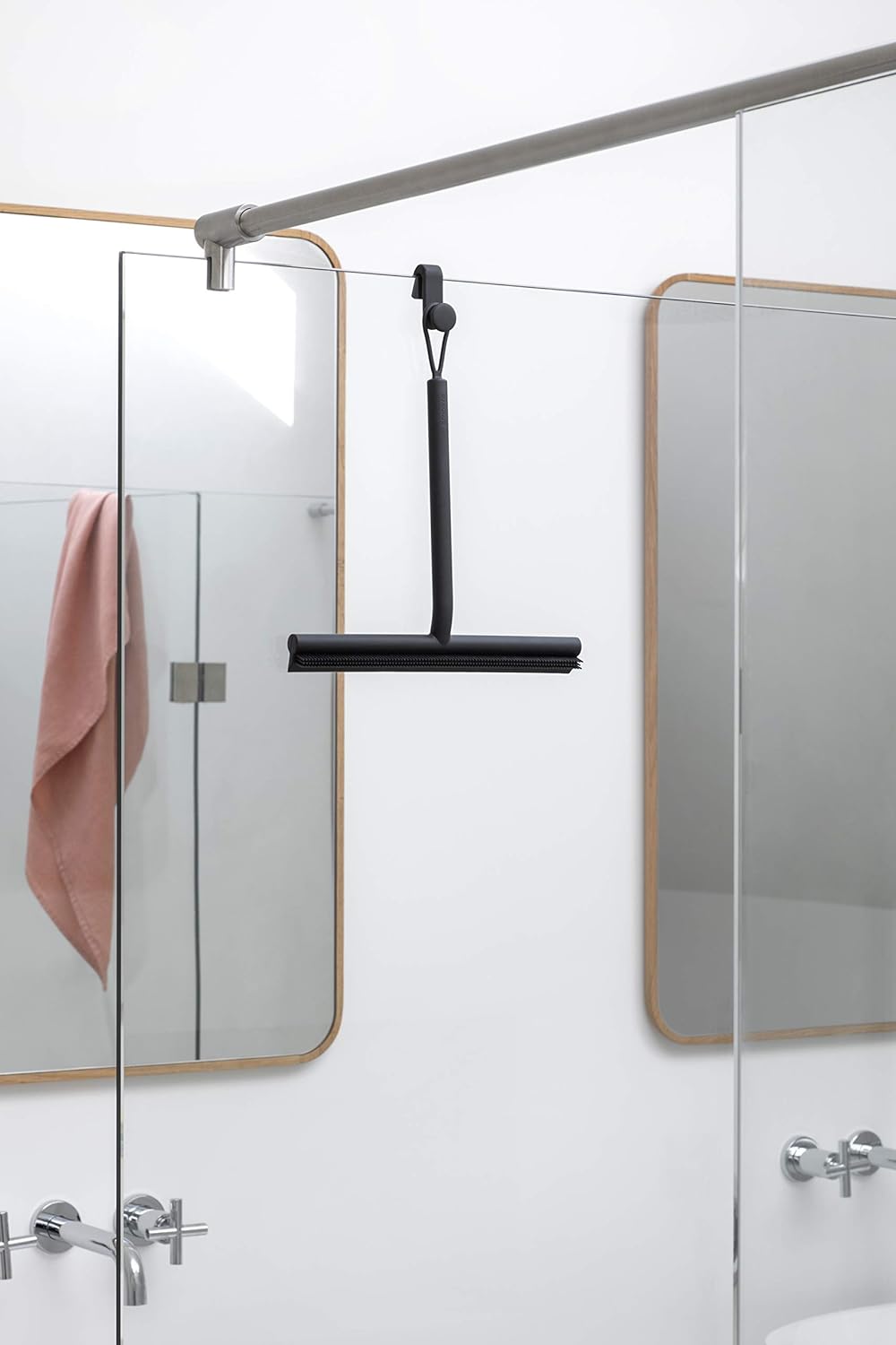 Brabantia Duschabzieher, Dunkelgrau, Einheitsgrösse Dark Grey, Dark Grey