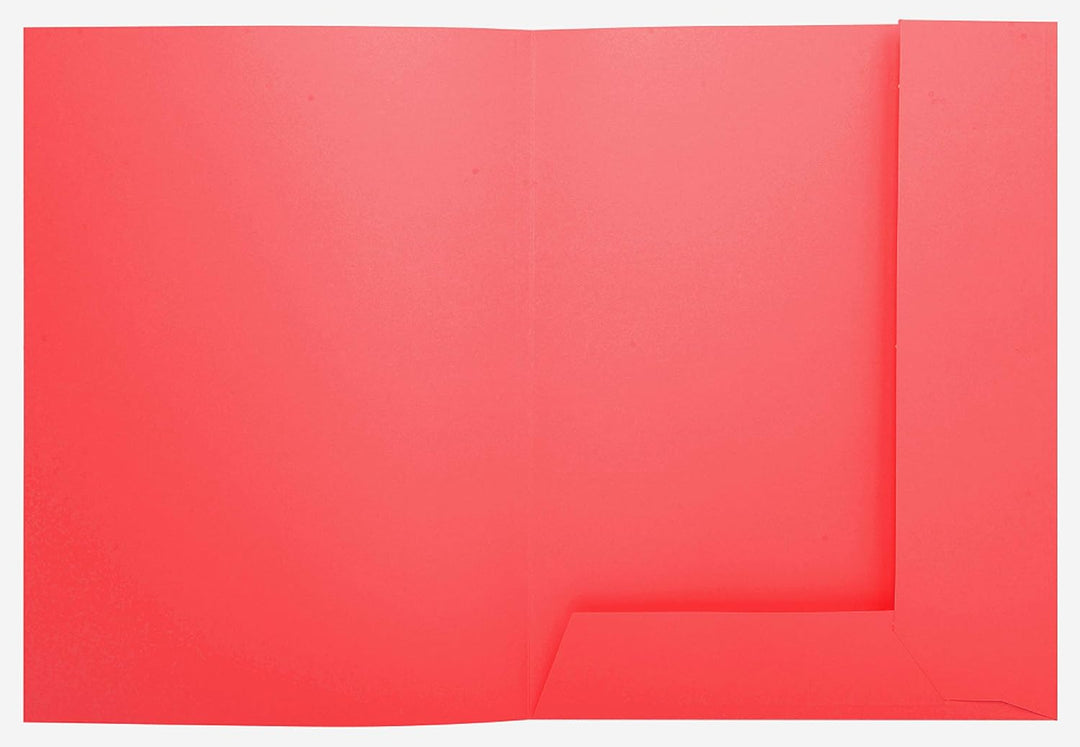 Exacompta Super 250 PACK 50 Hemden für A4 2 Klappen 24 x 32 cm 24 x 32 rot, rot