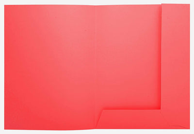Exacompta Super 250 PACK 50 Hemden für A4 2 Klappen 24 x 32 cm 24 x 32 rot, rot