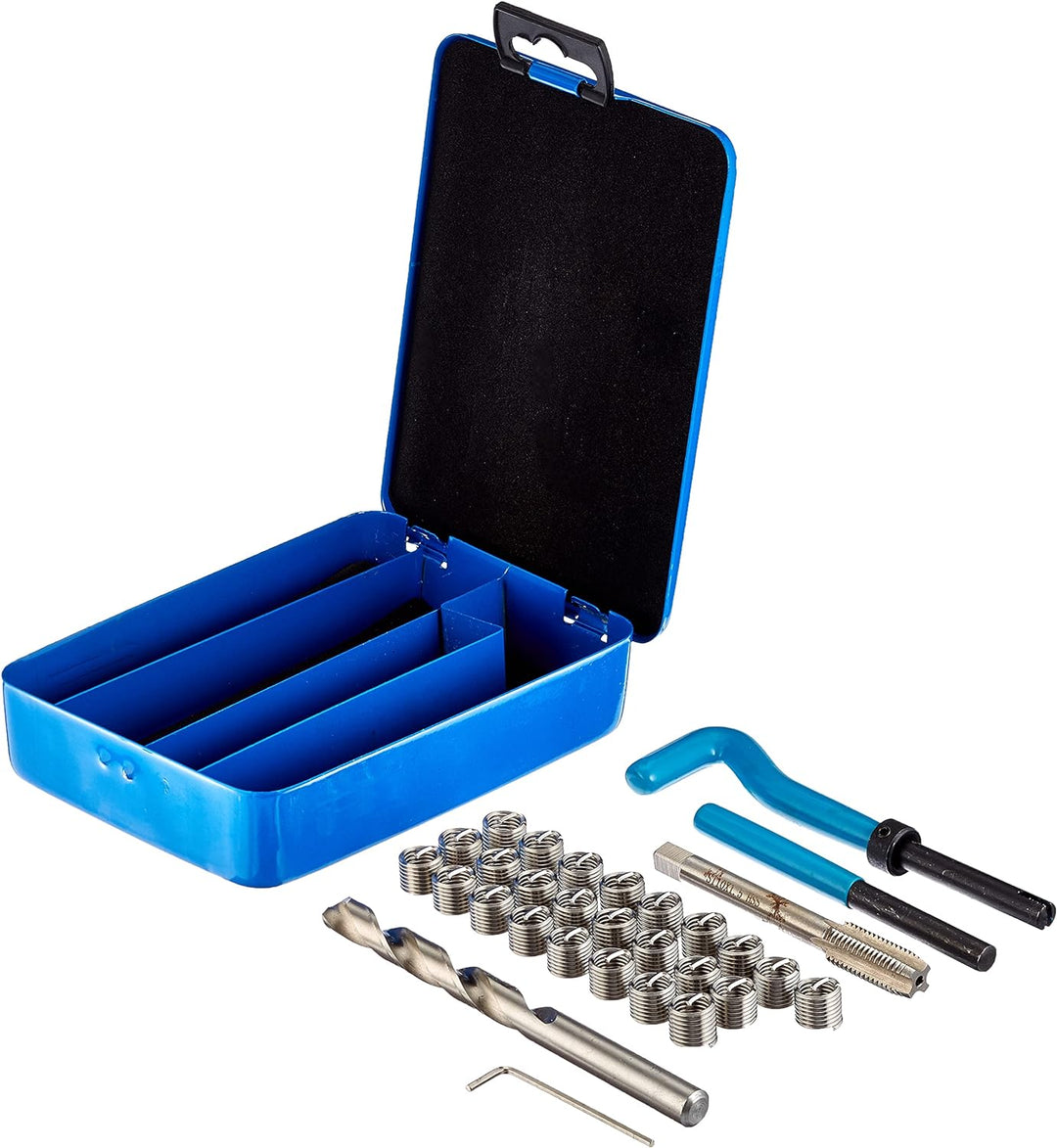 Silverline 489540 Gewindereparatursatz, Helicoil-Typ M10 x 1,5 mm M10 x 1.5 mm, M10 x 1.5 mm