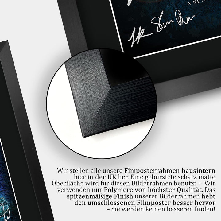 HWC Trading A3 Gerahmte Signiert Gedruckt Autogramme Bild Druck-Fotoanzeige Geschenk Für Tv-Show-Fan