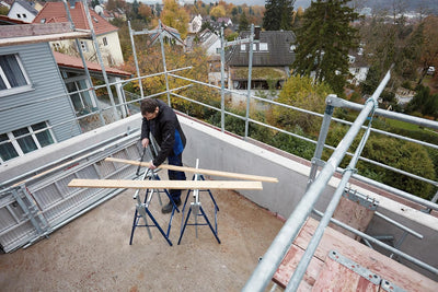 Brennenstuhl Teleskop-Arbeitsbock MB 160 H (Arbeitsbock zusammenklappbar und höhenverstellbar) Arbei