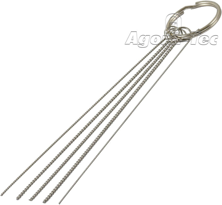 Agora-Tec® AT- Airbrush-CLEAN-Reinigungs Zubehör-Set bestehend aus Cleaning Pot, 5 Reinigungsbürsten