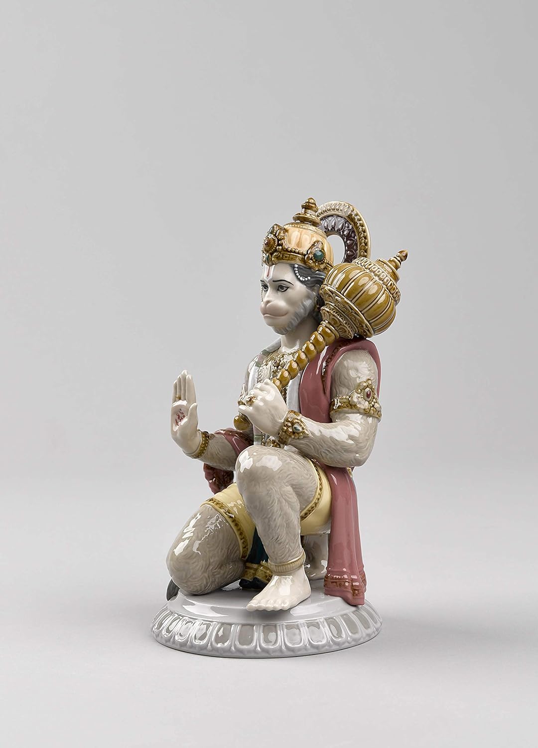 LLADRÓ Figur Hanuman. Hanuman. Porzellan.