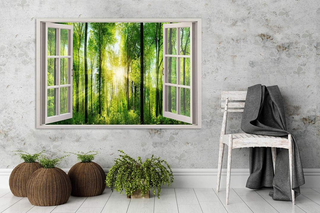 Feeby - Wandbilder Wohnzimmer 120x80 cm, Deko Paneel Bilder, Bilder für Schlafzimmer, Echter Gemalte