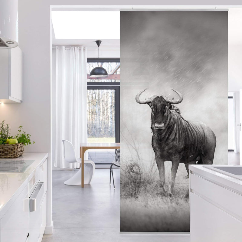 Raumteiler Staring Wildebeest 250x120cm ohne Halterung 250x120cm without hanger, 250x120cm without h