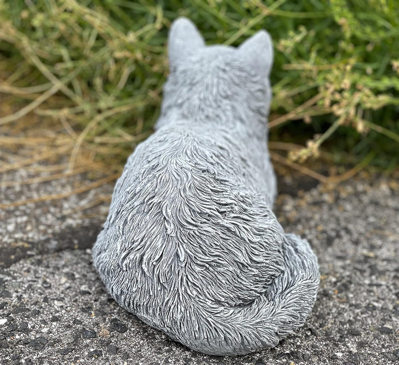 Stone and Style Steinfigur Katze Kater Timmy frostfest Gartenfigur Steinguss