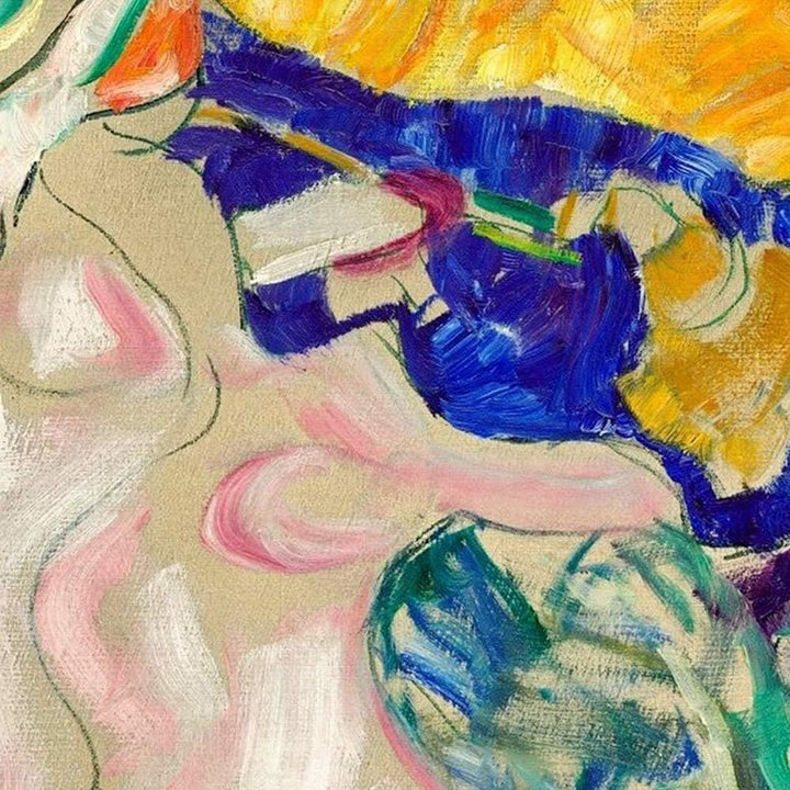 Wandbild Kind Jugendstil Modern Deko Kunst Bilder Bunt Klimt mehrfarbig 40x120 cm M12827 40x120 cm,