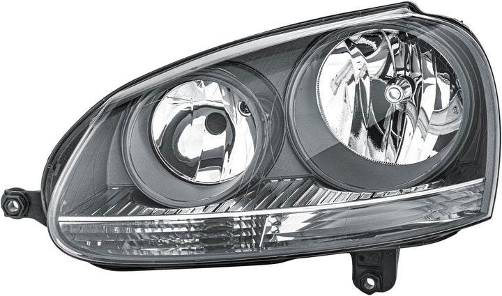 HELLA 1EG 247 007-411 Halogen-Hauptscheinwerfer - links - für u.a. VW Golf V (1K1) Links Grau, Links