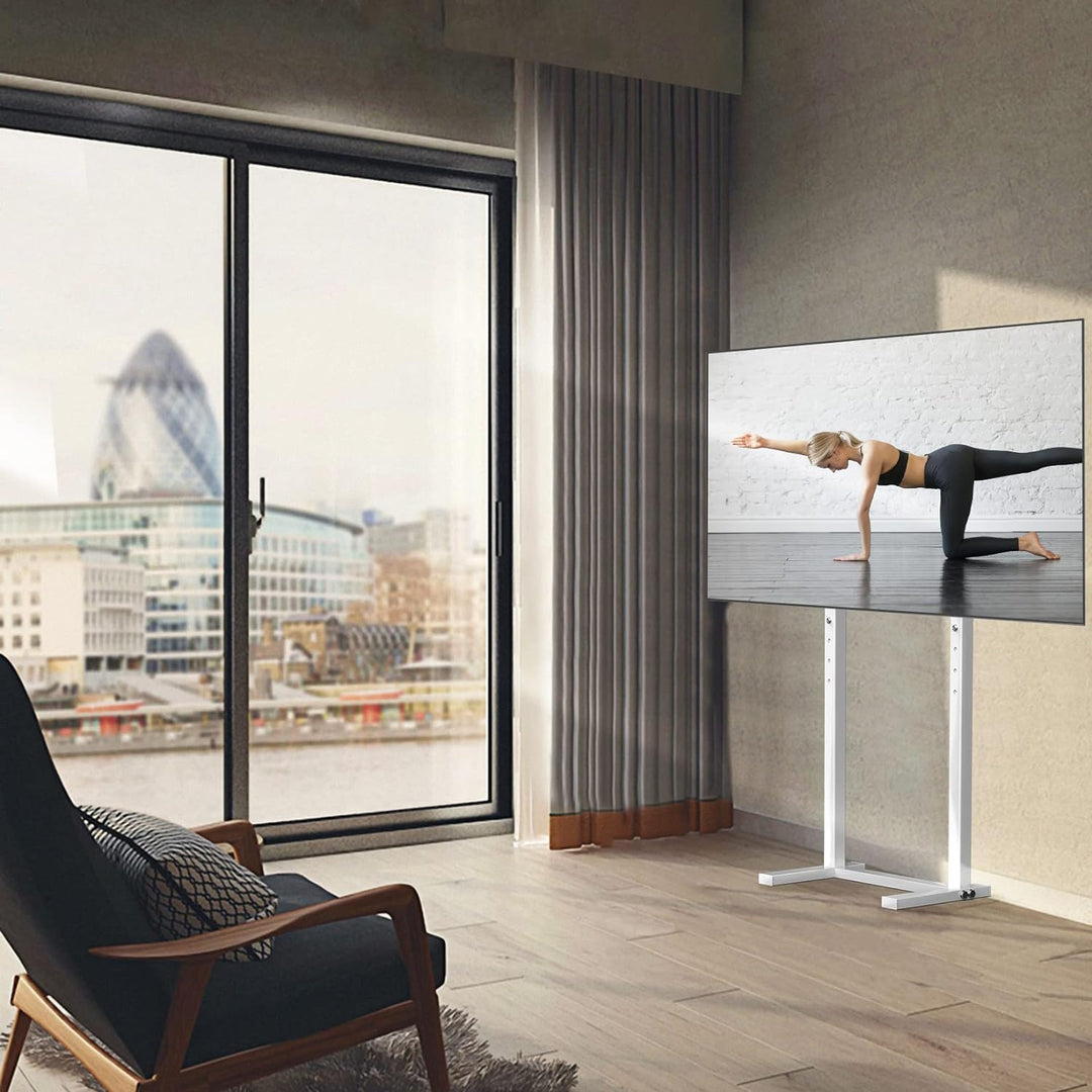 unho TV Ständer Universal Fernsehständer Höhenverstellbar, TV Standfuss für 32” to 65” Flach LED LCD