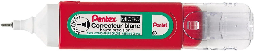 PENTEL Pentex ZLC31-W Korrekturstifte, feine Spitze, 12 ml, 6 Stück