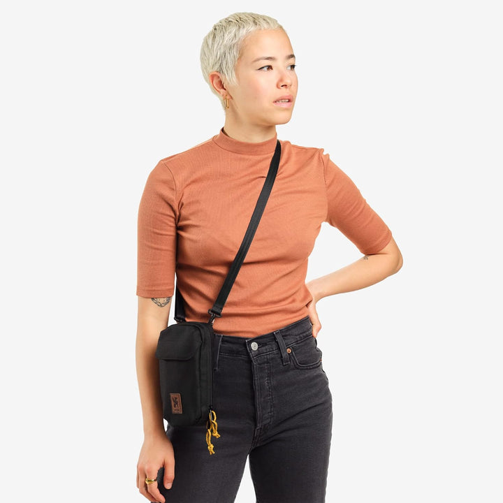 Chrome Ruckas Pouch - Umhängetasche 19 cm 0,8 Liter Black Bk, 0,8 Liter Black Bk