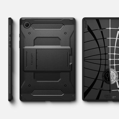 Spigen Tough Armor Pro Kompatibel mit Samsung Galaxy Tab A8 10.5" (2021) - Schwarz