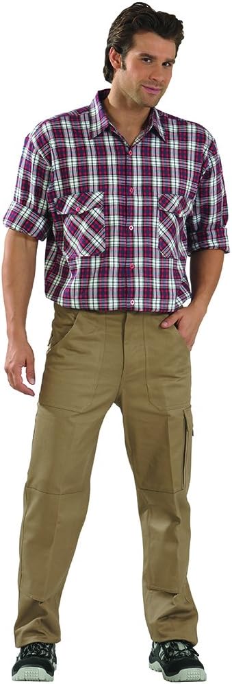 Planam Grösse 25 Herren BW 290 Cargo-Bundhose Khaki Modell 0186 Khaki 25, Khaki 25