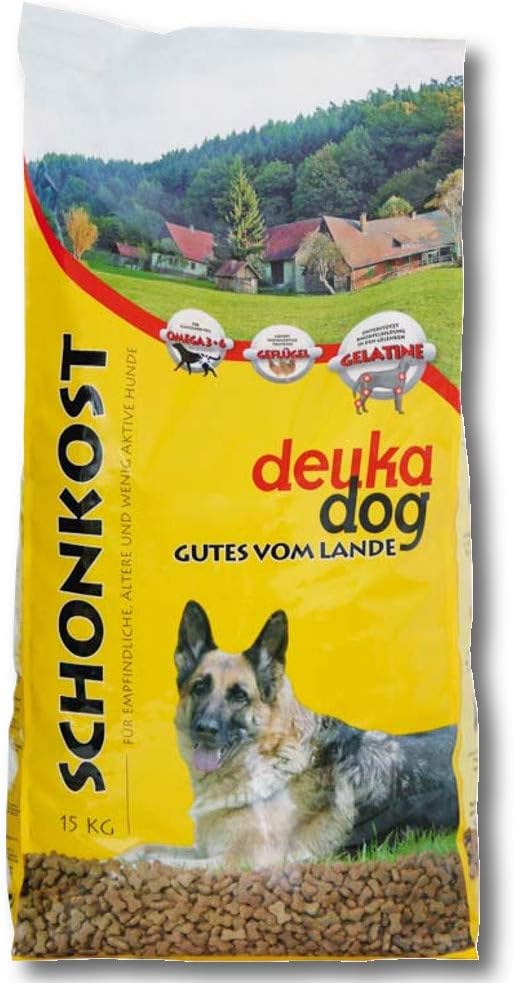 Deuka Dog Schonkost 15 kg Hundefutter Hundenahrung Trockenfutter Vollnahrung
