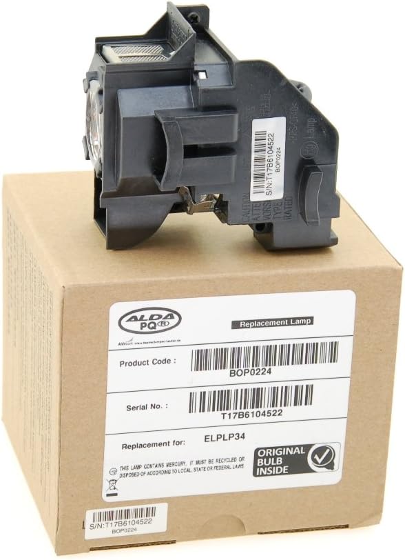 Alda PQ Professionell, Beamerlampe kompatibel mit EPSON EMP-62, EMP-62C, EMP-63, EMP-76C, EMP-82, EM