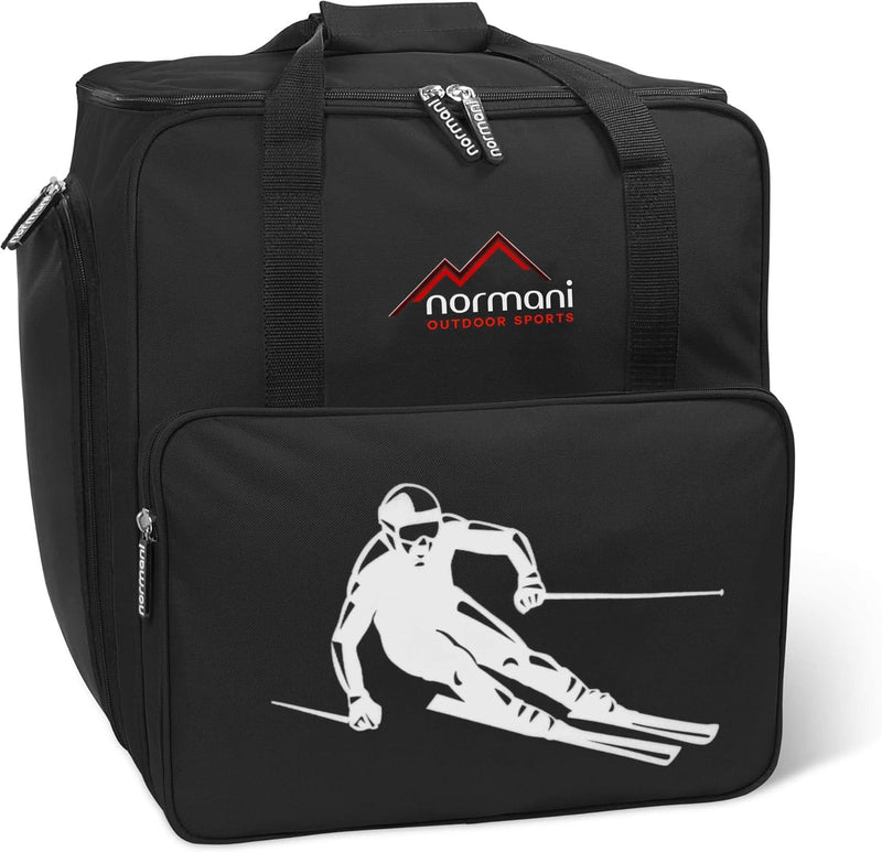 normani Skischuhtasche Helmtasche Skischuhrucksack Alpine DEPO - Limited Edition - Schwarz 53 Liter,