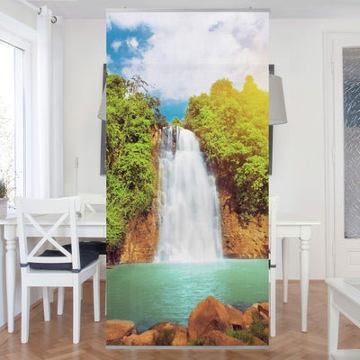 Bilderwelten Raumteiler Paradies Lagune 250x120cm inkl. transparenter Halterung 250x120cm incl. tran