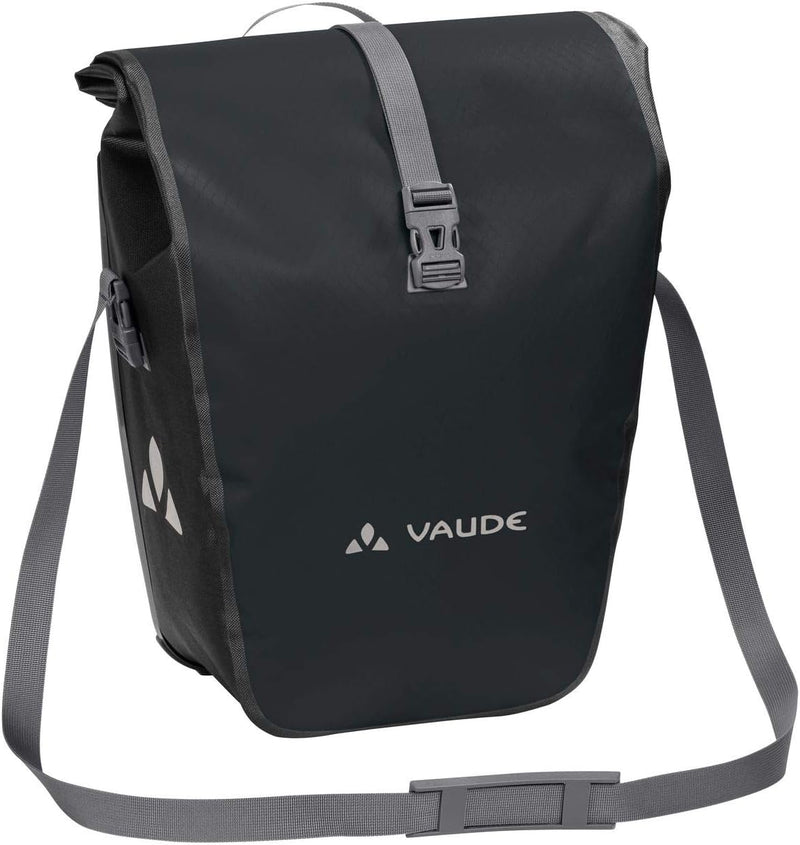 VAUDE Fahrradtasche für Gepäckträger Aqua Back Single 1 x 24 L in 24 l Schwarz, 24 l Schwarz