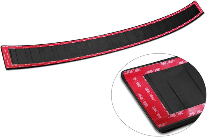 Avisa Schwarz Edelstahl Heckstossstangenschutz kompatibel mit Skoda Karoq Facelift 2022- + Sportline