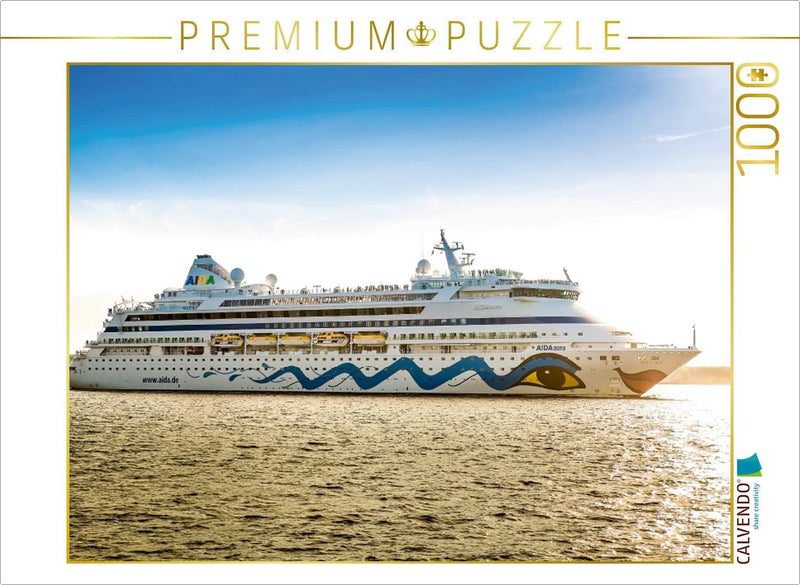 CALVENDO Puzzle AIDAaura 1000 Teile Lege-Grösse 64 x 48 cm Foto-Puzzle Bild von Micha Tuschy, 1000 T