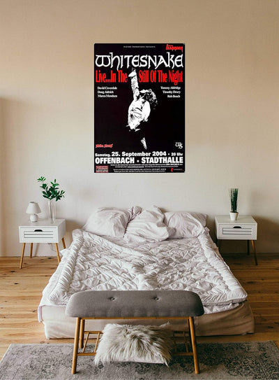 Whitesnake - Live at Night, Frankfurt 2004 » Konzertplakat/Premium Poster | Live Konzert Veranstaltu