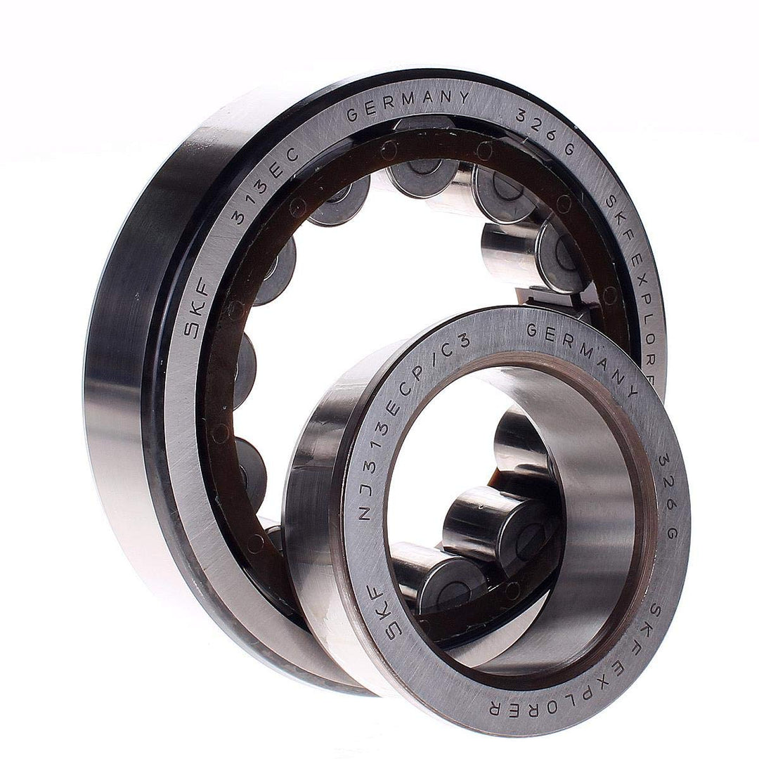 SKF NJ 313 ECP/C3 Radialrollenlager, 65 ID, Stahl, zylinderförmig
