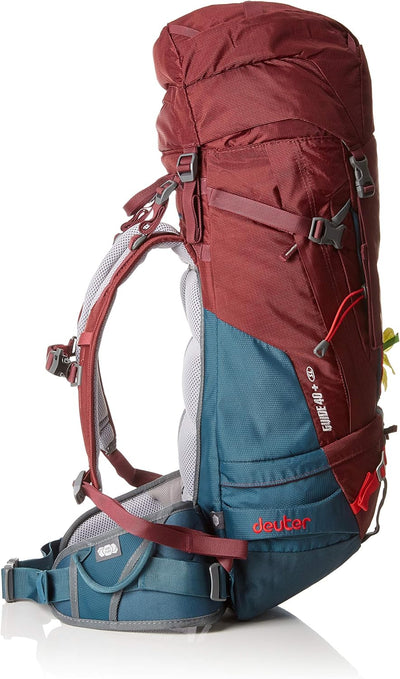 Deuter Damen Guide SL Alpin-Rucksack, Maron-Arctic, 72 x 28 x 20 cm, 40 + 8 L