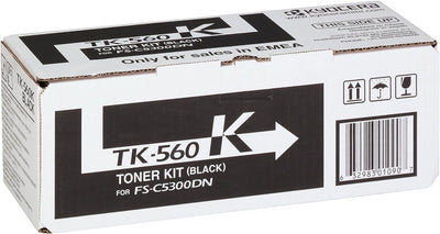 Kyocera TK-560K Original Toner-Kartusche Schwarz 1T02HN0EU0. Kompatibel für ECOSYS P6030cdn, FS-C530