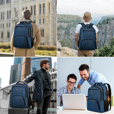 Rucksack Herren für Schule Laptop Rucksack 15,6 Zoll, Schulrucksack Jungen Teenager wasserdichte mit