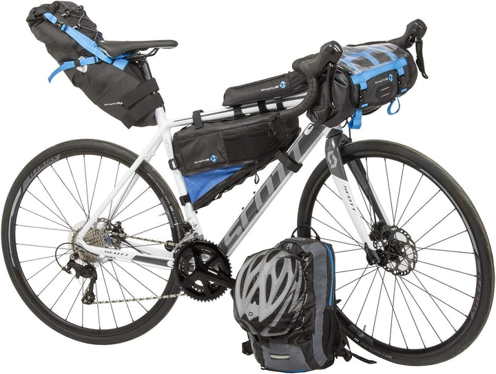 M-Wave BP BACK Biker Spezial-rucksack ohne Trinkblase Blau, ohne Trinkblase Blau