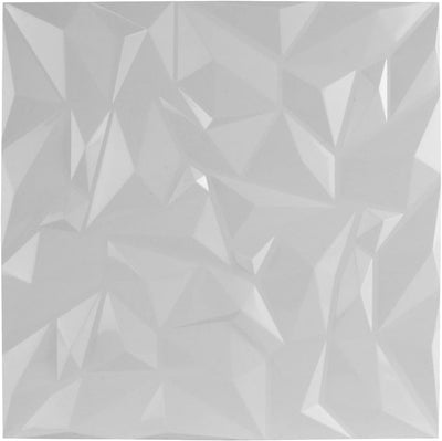 Badlüfter Wohnraumlüfter Diamant Panel weiss Ø 100 mm Nachlauf Einschaltverzögert, Ø 100 mm Nachlauf