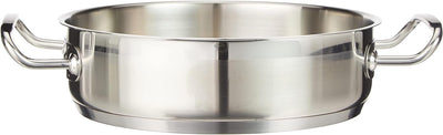 Lacor PFANNE O/Deckel ECO-Chef 24X6 CMS, Edelstahl, 24, 34.5 x 26.5 x 8.5 cm