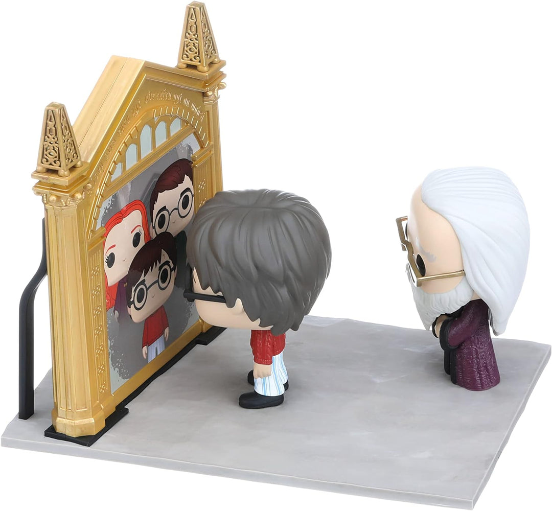 Funko 63144 Harry Potter und Albus Dumbledore mit dem Spiegel von Erised Figur, Mehrfarbig