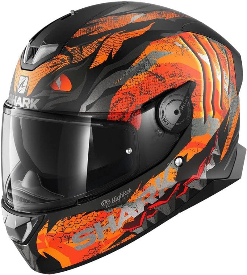 SHARK, integralhelm Skwal2 Iker Lecuona KOS, XS black mat orange silver XS, black mat orange silver