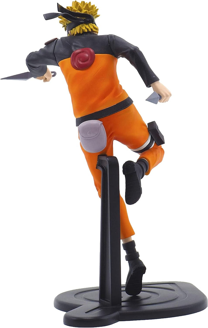 ABYSTYLE Studio Naruto Uzumaki SFC Figure010 Collection 16,5 cm gross Sammelfigur mit 2 Kunais Anime