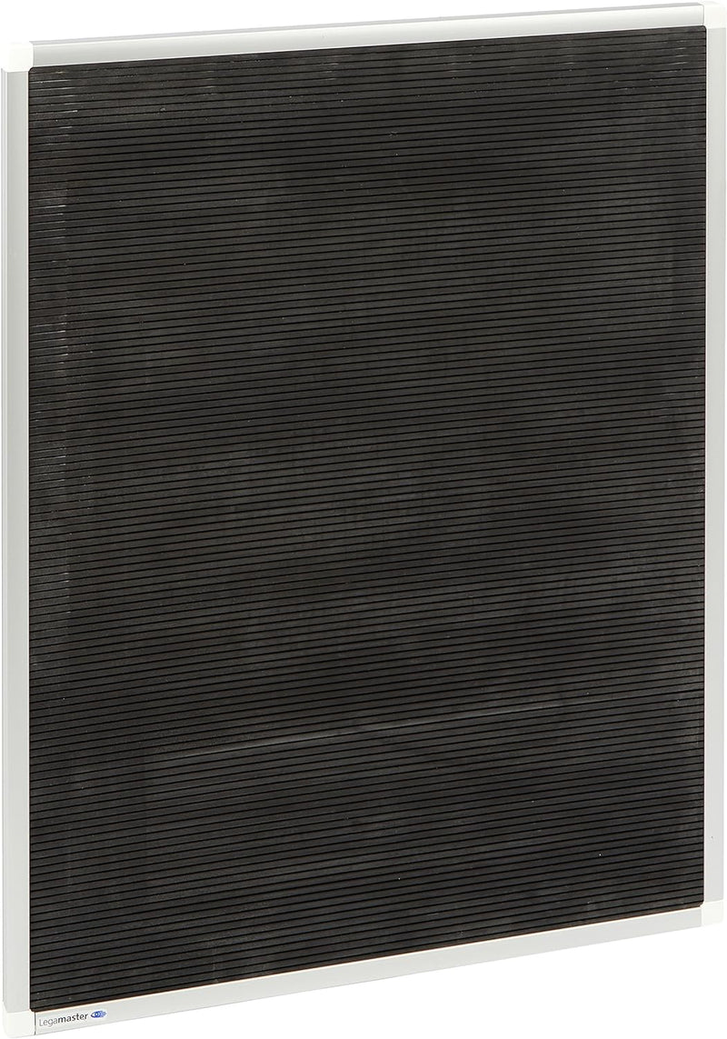 Legamaster 7-600052 Premium Rillentafel, Hartgummi, 80 x 60 cm, vertikal, schwarz, 80 x 60 cm