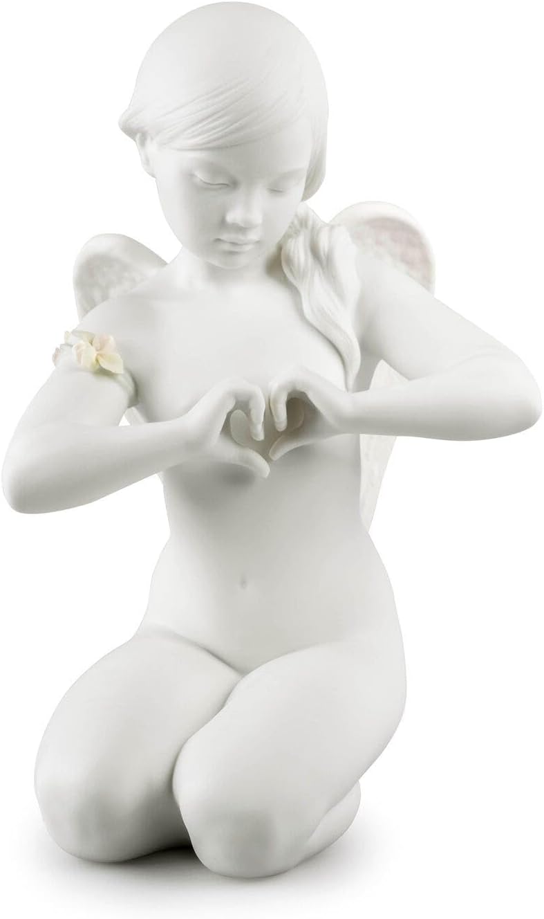 LLADRÓ Heavenly Heart Angel Figurine. Engel. Porzellan.