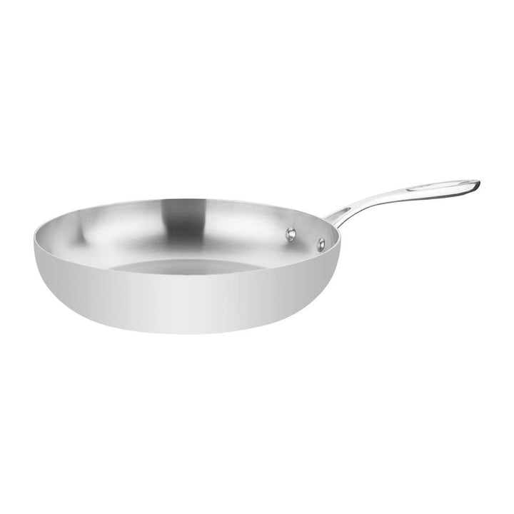 Vogue dreiwändige Pfanne, 280 mm, aus Edelstahl, Braten, Küche, Kochgeschirr 11(Ø)"/ 280mm, 11(Ø)"/