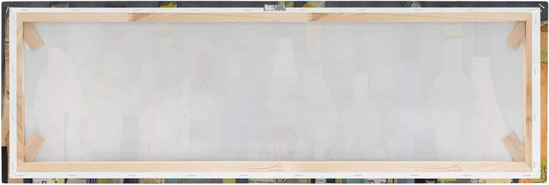 Bilderwelten Leinwandbild Holz-Keilrahmen - Entkorkt - Spirituosen - Panorama 1:3 30 x 90 cm 30cm x