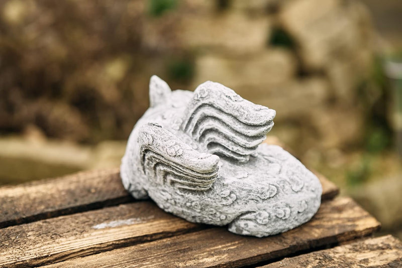 Stone and Style Steinfigur Drache Luca frostfest wetterfest Gartenfigur