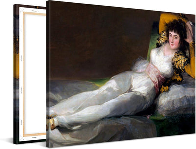 PICANOVA – Francisco Goya – The Clothed Maja 100x75cm – Bild auf Leinwand – Premium Kunstdruck Auf 2