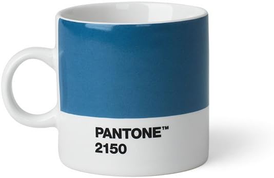 Pantone Porzellan Espressobecher 6er-Set, 6 Espressotassen à 120 ml, coffee, mit Henkel, spülmaschin