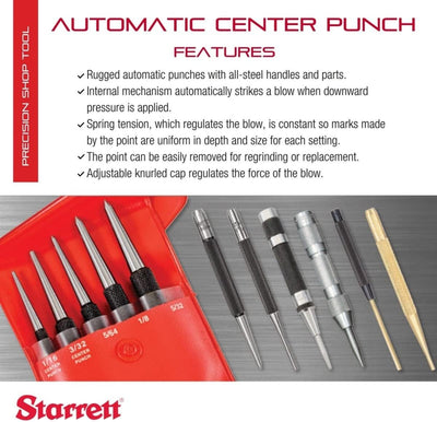 Starrett 10MH-150 Kombinationswinkel mit Winkelaufsatz, 150 mm, Metrisch & Automatikkörner mit justi